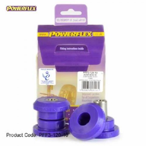 Powerflex Buchsen fr Audi Coupe Quattro, Sport, 80-90 Av. Quattro, S2 Fahrschemel Aufnahme VA vordere Buchse 10mm