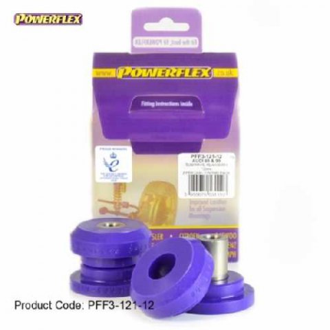 Powerflex Buchsen fr Audi Coupe Quattro, Sport, 80-90 Av. Quattro, S2 Fahrschemel Aufnahme HA vordere Buchse 12mm