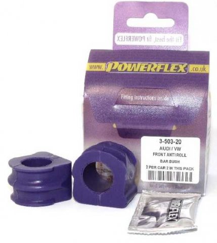 Powerflex Buchsen fr Audi TT Mk1 Typ 8N 4WD (1999-2006) Stabilisator vorne innen an Fahrgestell 20mm