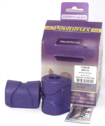 Powerflex Buchsen fr BMW E30 3 Series (1982 - 1991) Stabilisator vorne innen an Fahrgestell 20mm