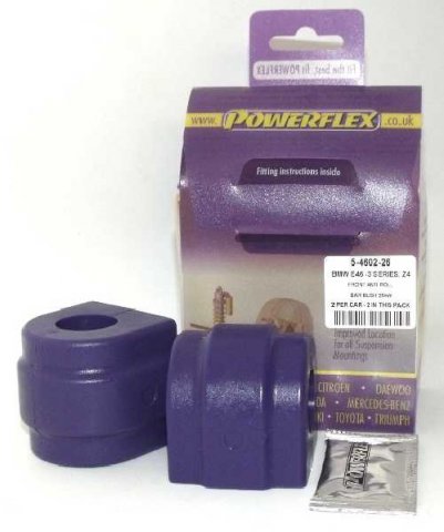 Powerflex Buchsen for BMW E46 3 Series Xi (1999 - 2006) Front Anti Roll Bar Bush 26mm