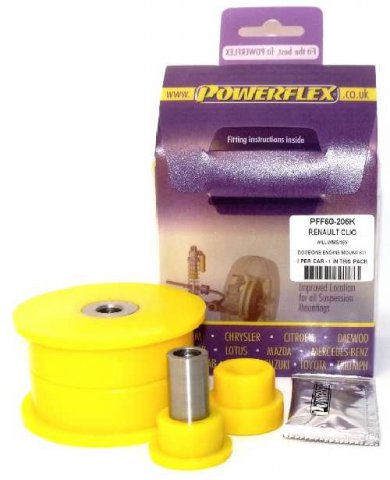 Powerflex Buchsen fr Renault Clio including 16v & Williams Motor Aufnahme Kit (Williams)