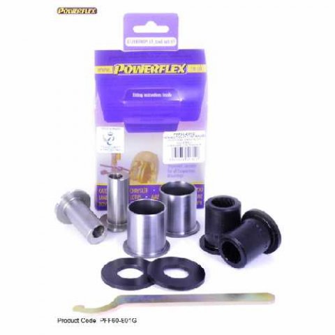 Powerflex Buchsen for Renault Clio III Sport 197/200 (2005 - 2012) Front Arm Front Bush Camber Adjustable