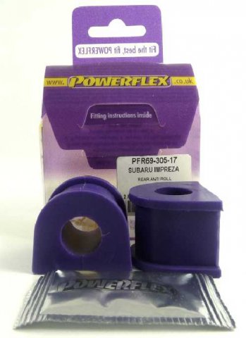 Powerflex Buchsen for Subaru Legacy BL & BP (2003-2009) Rear Anti Roll Bar To Chassis Bush 17mm