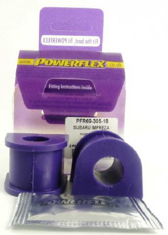 Powerflex Buchsen for Subaru Legacy BL & BP (2003-2009) Rear Anti Roll Bar To Chassis Bush 18mm