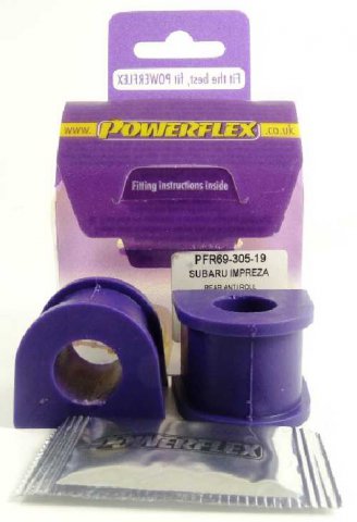 Powerflex Buchsen for Subaru Impreza Turbo, WRX & STi (GD,GG) Rear Anti Roll Bar To Chassis Bush 19mm