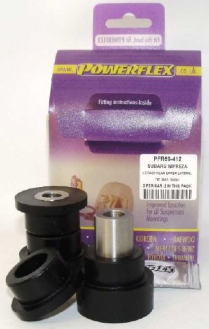 Powerflex Buchsen fr Subaru Legacy BE & BH 98 to 04 Querlenker oben auen HA