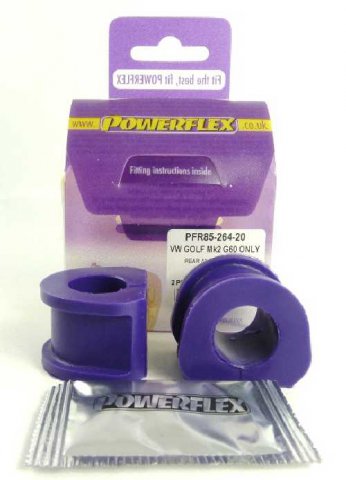 Powerflex Buchsen fr VW Golf MK2 4WD (1985 - 1992) Fahrwerksbuchse hinterer Stabilisator hinten auen 20mm