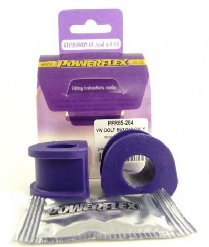 Powerflex Buchsen fr VW Golf MK2 4WD (1985 - 1992) Fahrwerksbuchse hinterer Stabilisator hinten auen 18.5mm