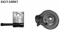 Bracket set for rear pipe RH