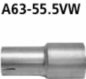 Adapter Verbindungsrohr auf Serie auf  55.5 mm