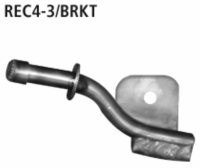 Bracket for tailpipe set RH