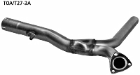 Link pipe for rear silencer LH + RH