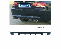 Rear valance insert, can be painted body colour, with cut out for 2 x double Tailpipes LH+RH