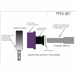 Powerflex Buchsen fr BMW E36 3 Series Compact Querlenker hinten VA