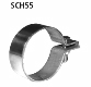 Stainless steel clamp  55-59 mm
