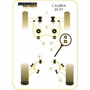 Powerflex Buchsen fr Opel Calibra (1989-1997) Sturz-Einstellbolzen Kit 12mm