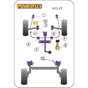 Powerflex Buchsen for MG ZR Engine Mount Stabiliser (Large)
