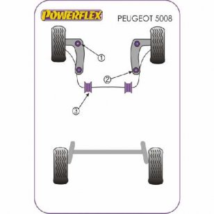 Powerflex Buchsen fr Peugeot 5008 (2009-on) Stabilisator vorne 22.5mm